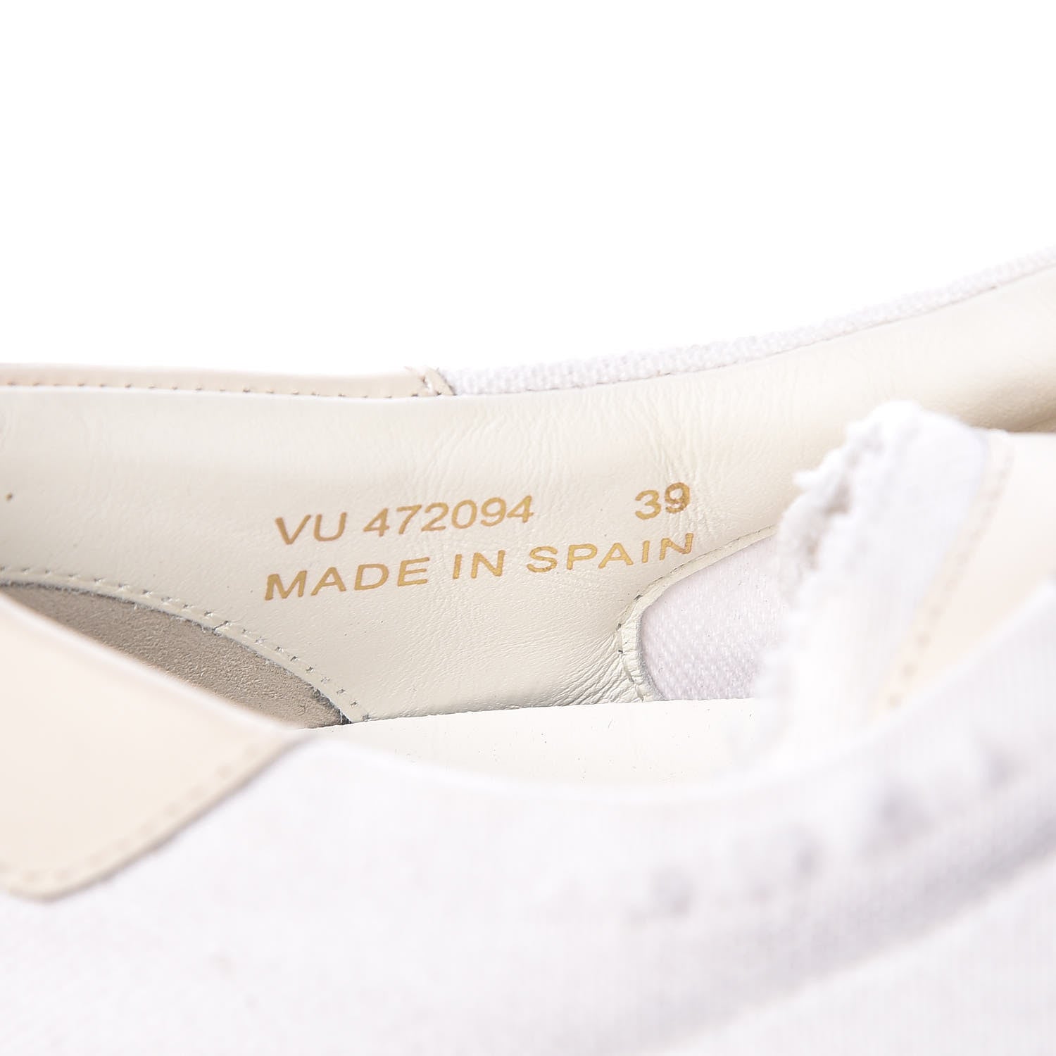 Saint Laurent Distressed Canvas Womens Elba Light Alpha Sigma Sneakers 39 Blanc Optique 8 of 11