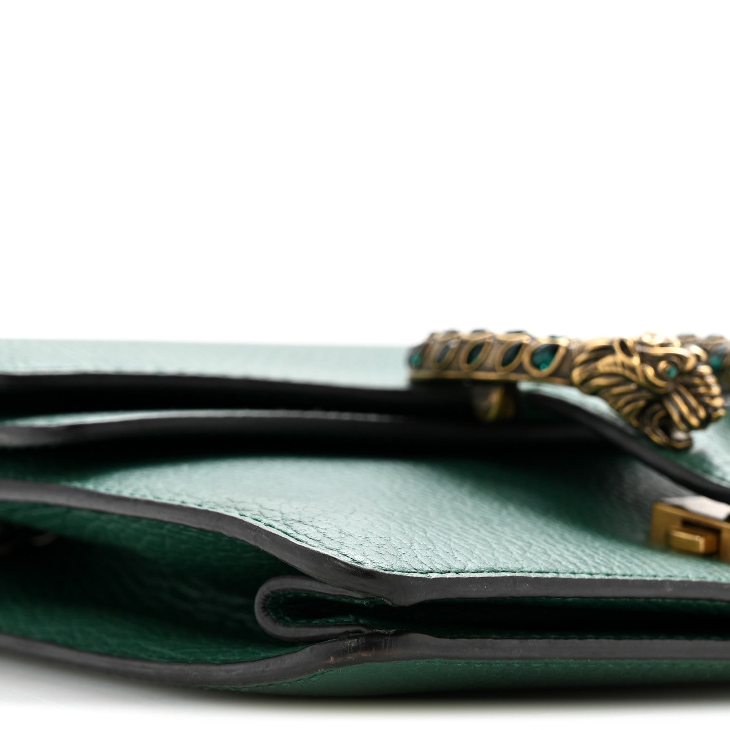 Gucci Calfskin Mini Dionysus Shoulder Bag Emerald 9 of 12