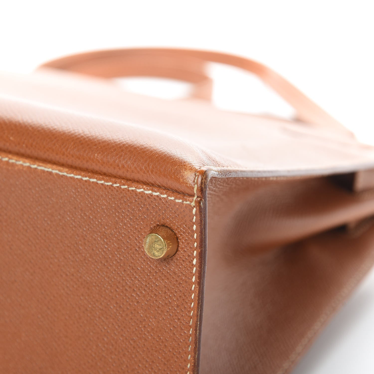Hermes Courchevel Kelly Sellier 32 Gold 11 of 19