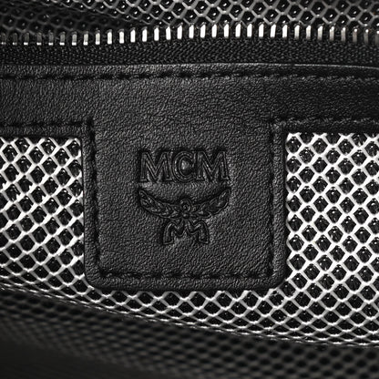 MCM Visetos Medium Zip Pouch Red 6 of 10