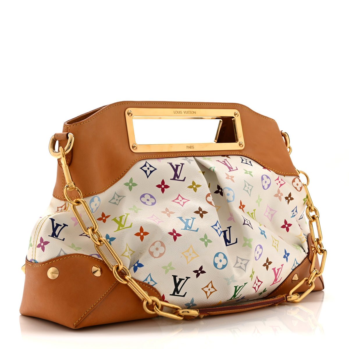 Monogram Multicolor Judy GM White