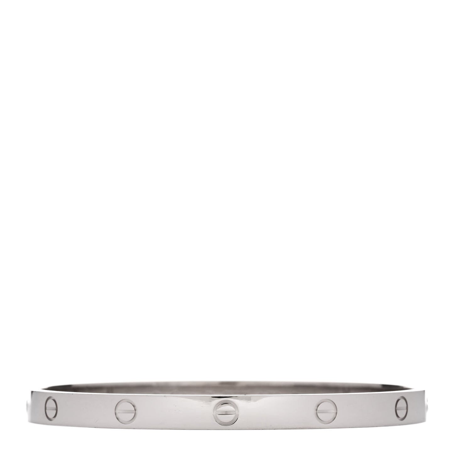 18K White Gold LOVE Bracelet 18