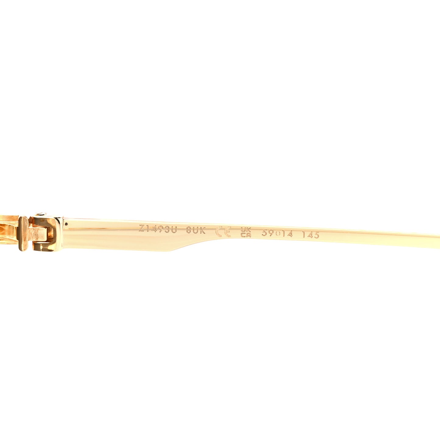 Monogram LV Flash Sunglasses Z1493U Gold