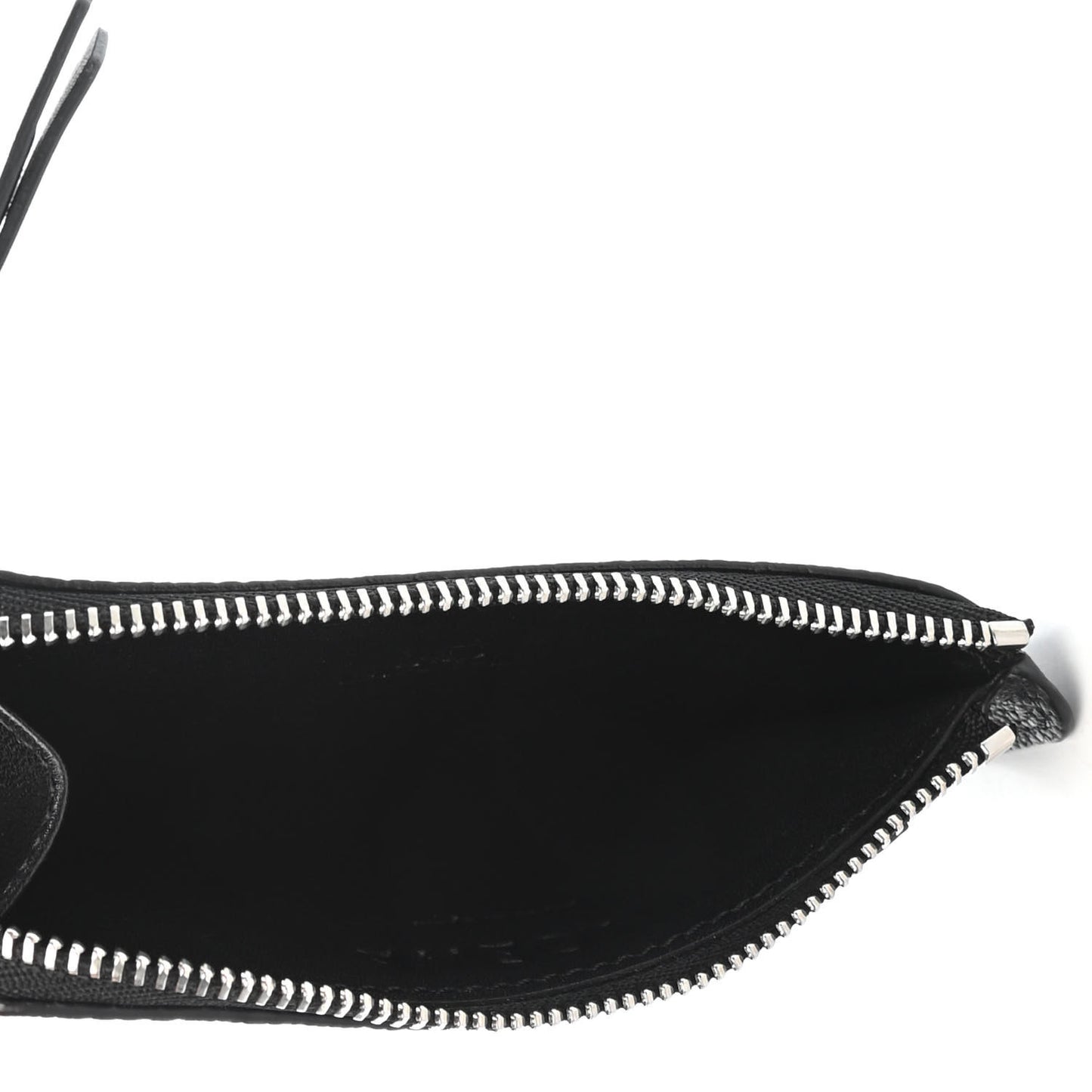 Soft Grained Calfskin Coin Cardholder Black
