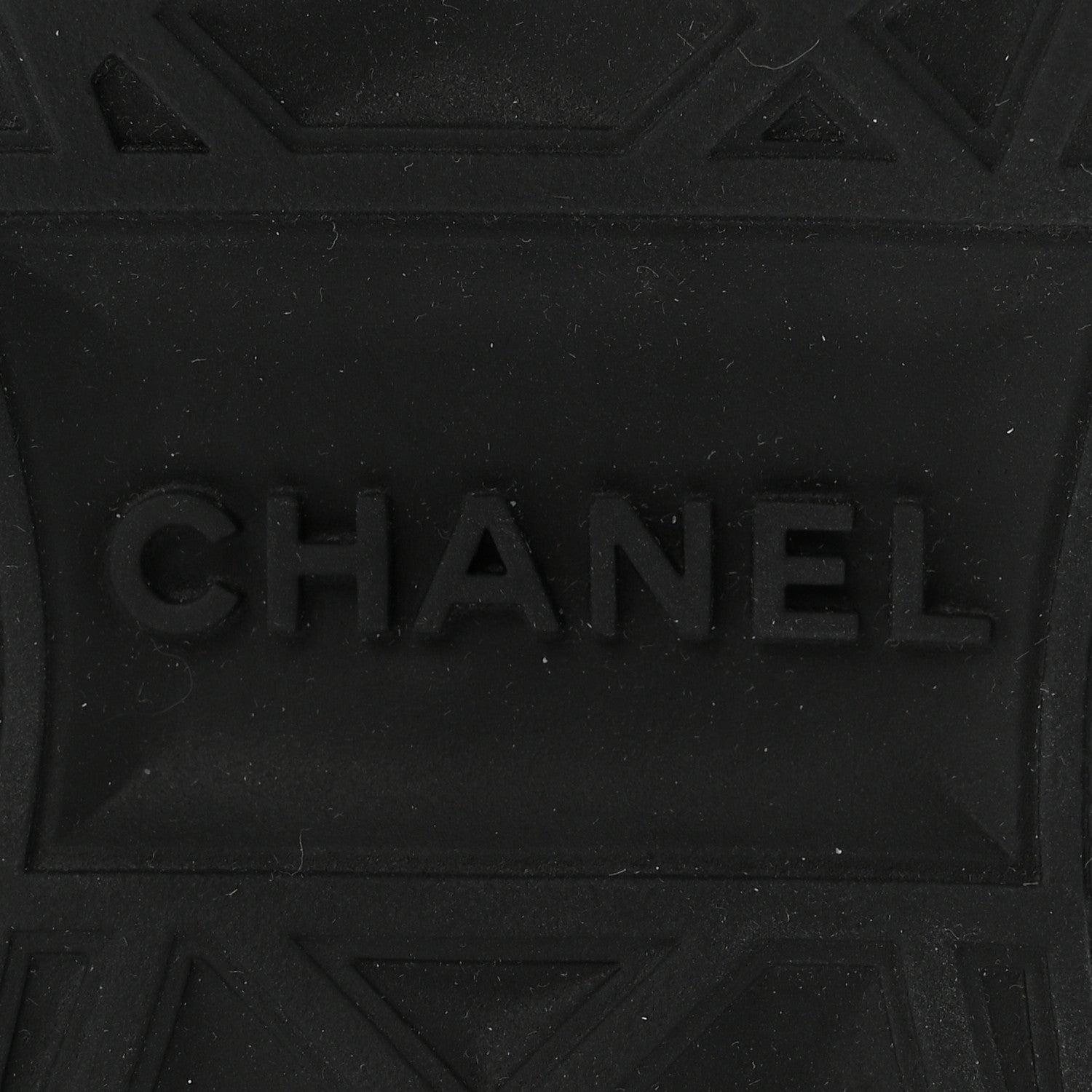 Chanel Suede Calfskin Embroidered CC Sneakers 35.5 Ecru Light Gray 7 of 9