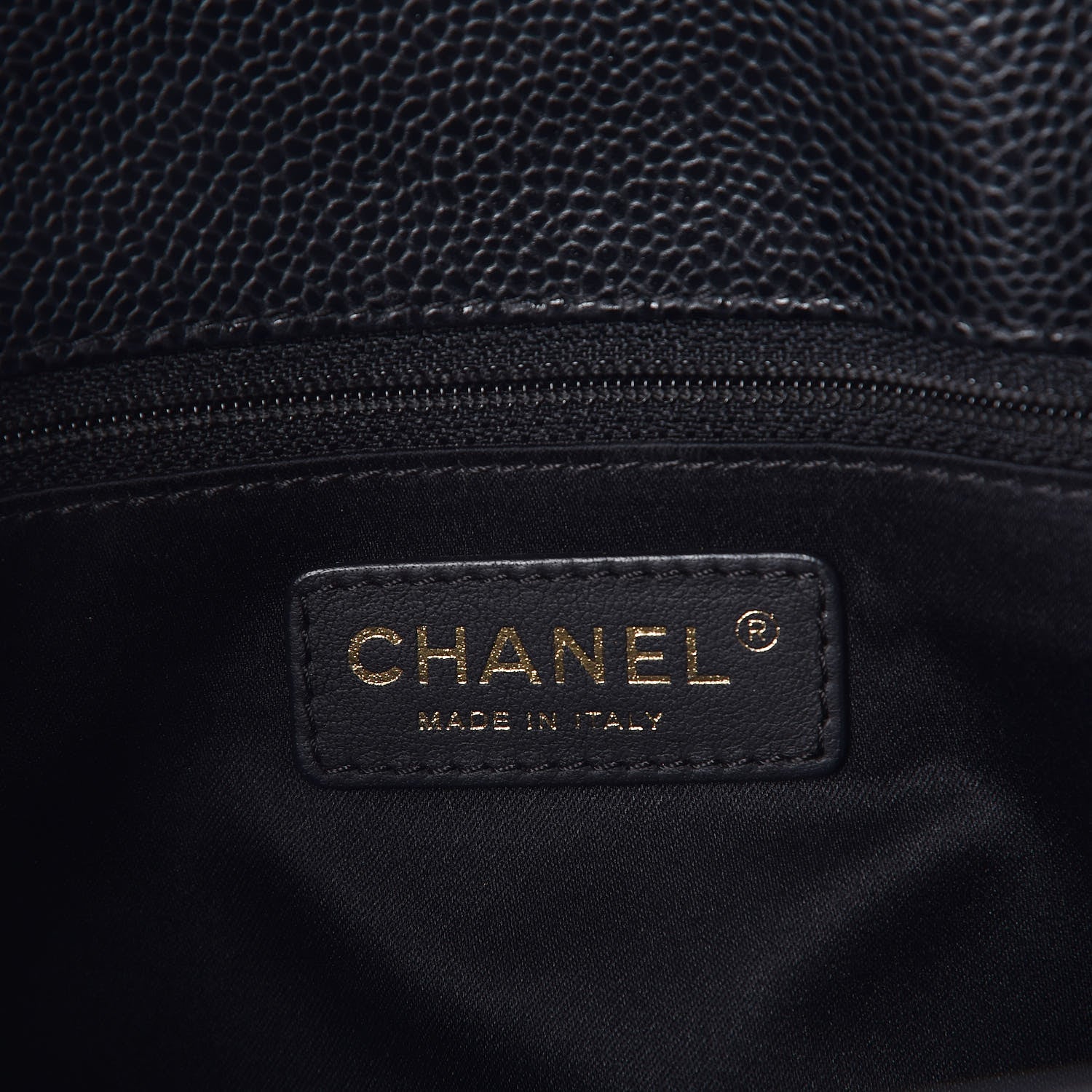 Chanel Caviar Quilted Grand Shopping Tote GST Black 8 of 10