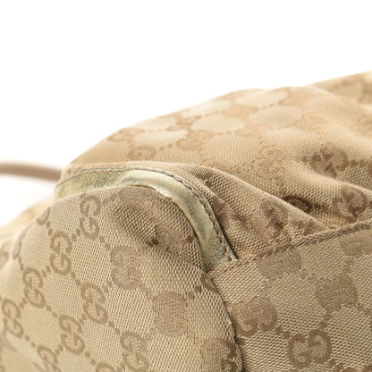 Gucci Monogram Large D Gold Hobo Gold 10 of 19
