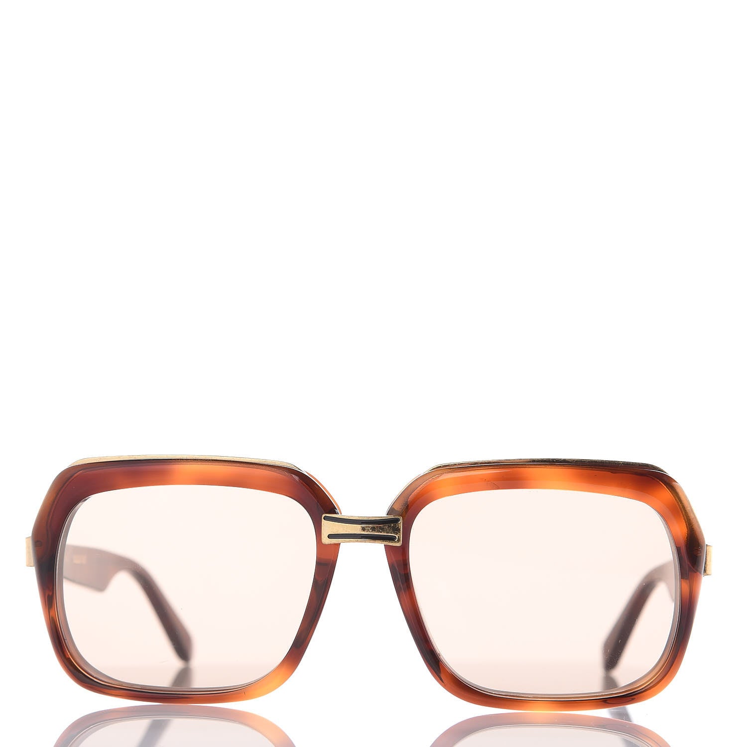 Celine Acetate Square Sunglasses CL40050U Havana 3 of 6