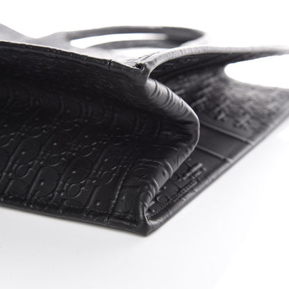 Christian Dior Oblique Calfskin Embossed Book Tote Black 9 of 9