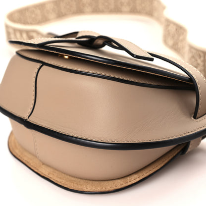 Loewe Calfskin Jacquard Mini Gate Dual Bag Sand 9 of 9