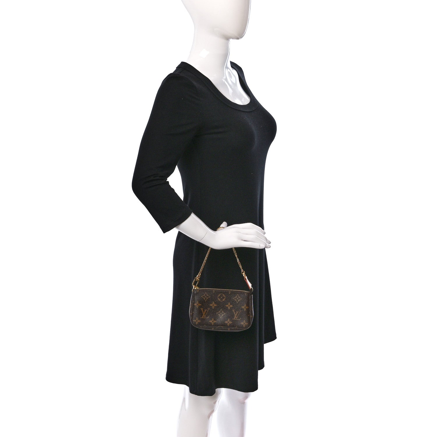 Louis Vuitton Monogram Mini Pochette Accessories 2 of 8