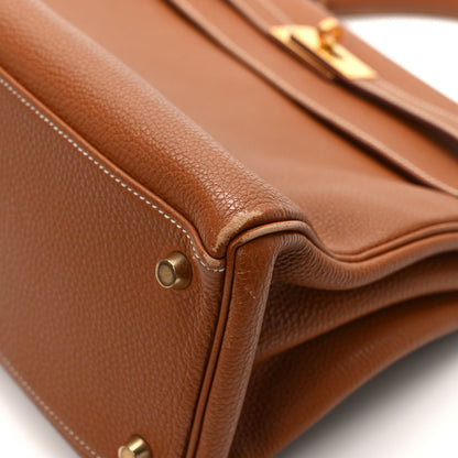 Hermes Togo Kelly Retourne 32 Gold 12 of 13