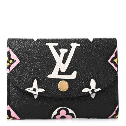 Louis Vuitton Monogram Giant Wild At Heart Rosalie Coin Purse Black 1 of 6