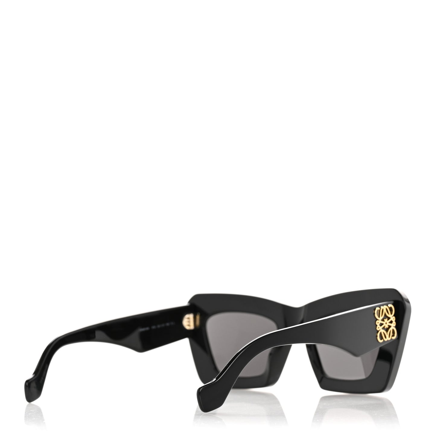 Acetate Anagram Cat Eye Sunglasses LW40145I Black