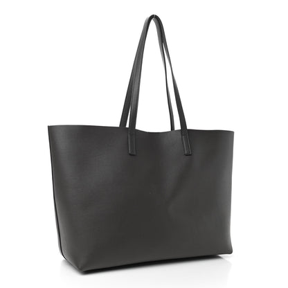 Saint Laurent Calfskin Large Shopping Tote Dark Grey 4 of 13