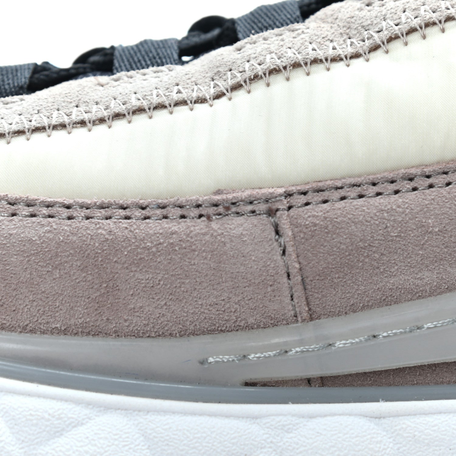 Chanel Suede Calfskin Nylon Grosgrain CC Sneakers 36.5 Beige Pink 10 of 13