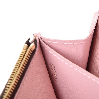 Louis Vuitton Damier Ebene Caissa Wallet Rose Ballerine 7 of 7