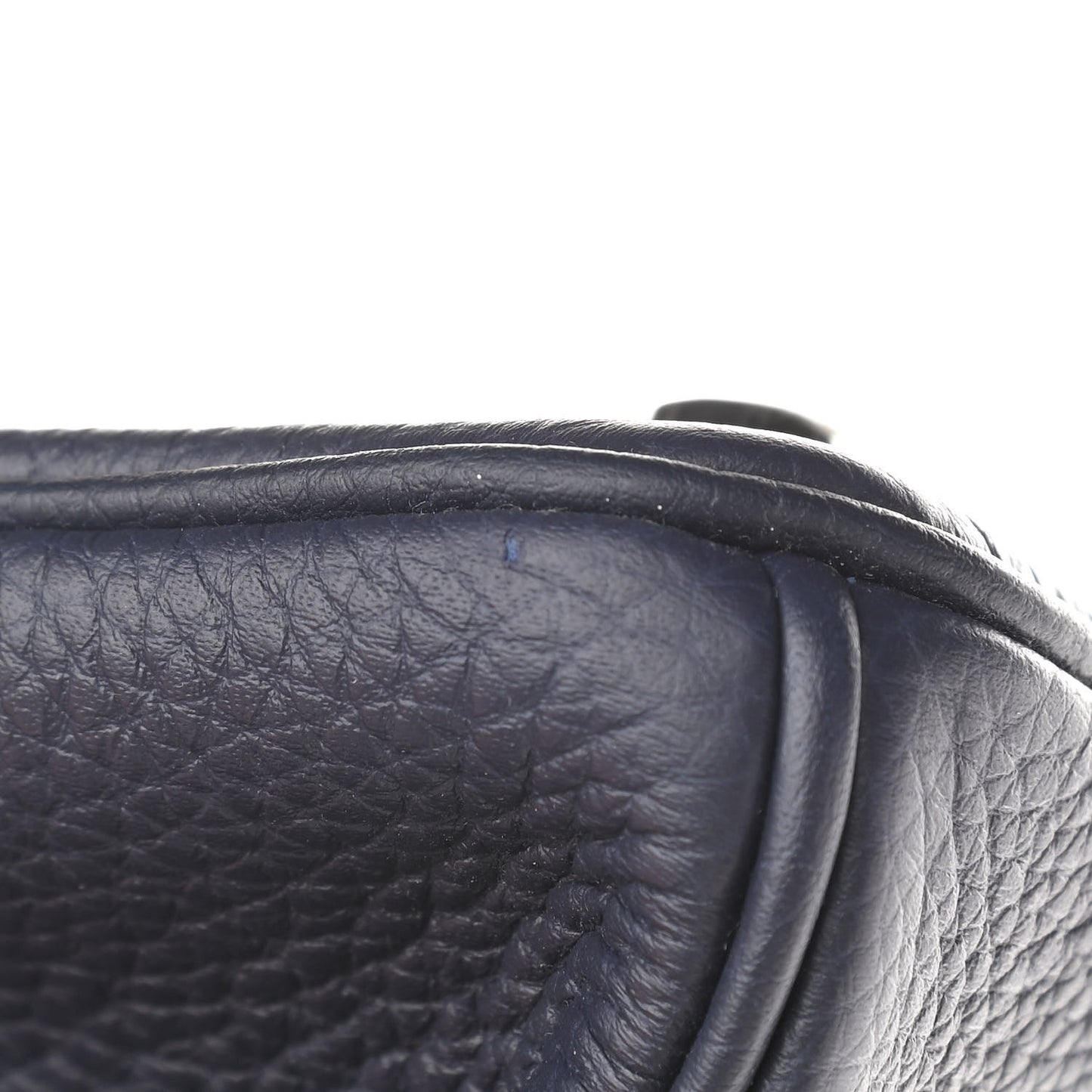 Togo Shiny Niloticus Crocodile Birkin Touch 25 Bleu Nuit Bleu Baltique