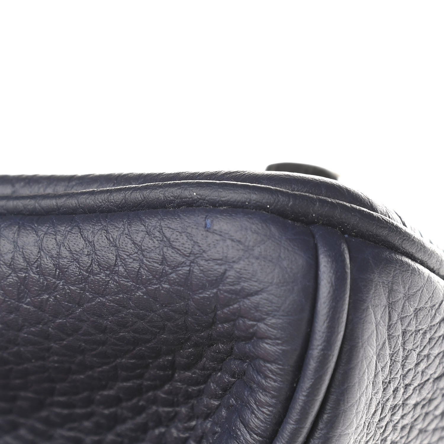 Hermes Togo Shiny Niloticus Crocodile Birkin Touch 25 Bleu Nuit Bleu Baltique 13 of 14