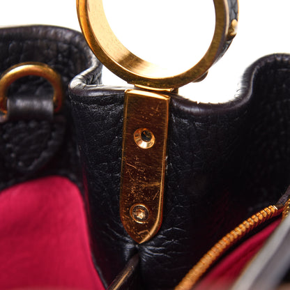 Louis Vuitton Taurillon Capucines BB Black 10 of 10