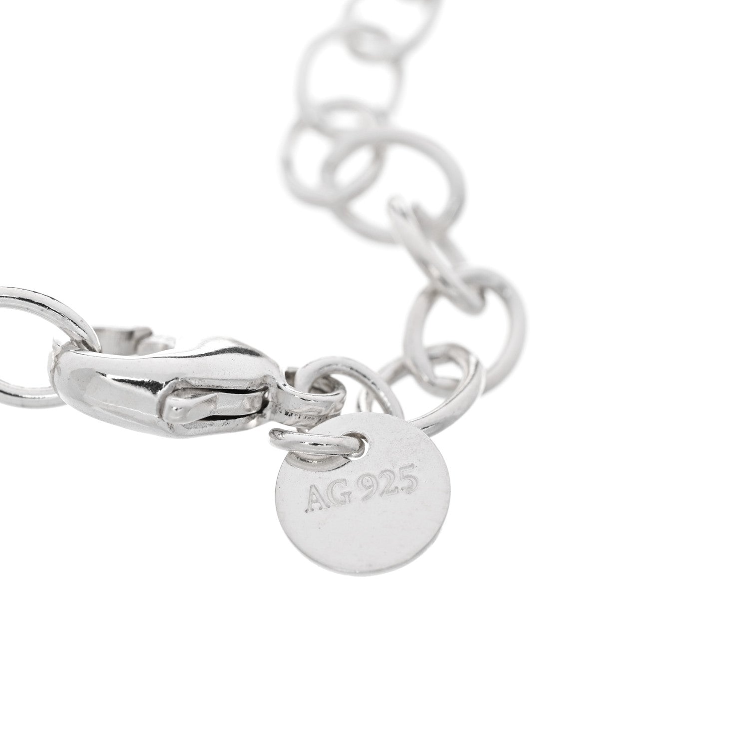 Tiffany Sterling Silver Infinity Chain Bracelet 4 of 5
