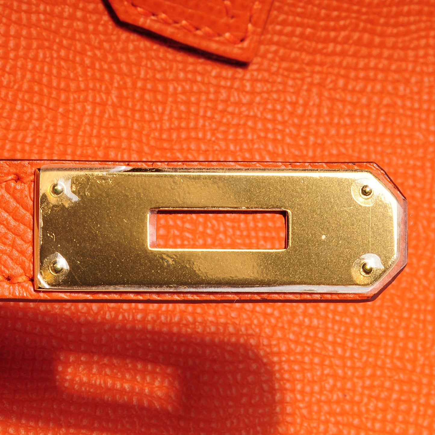 Epsom Birkin 35 Orange
