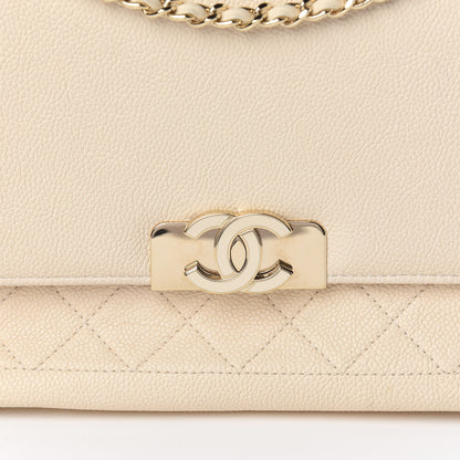 Chanel Caviar Quilted Small Flap Ivory 10 of 10