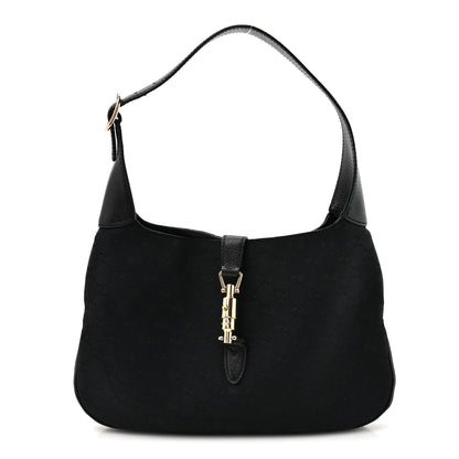 Gucci Monogram Small Jackie O Hobo Black 1 of 14