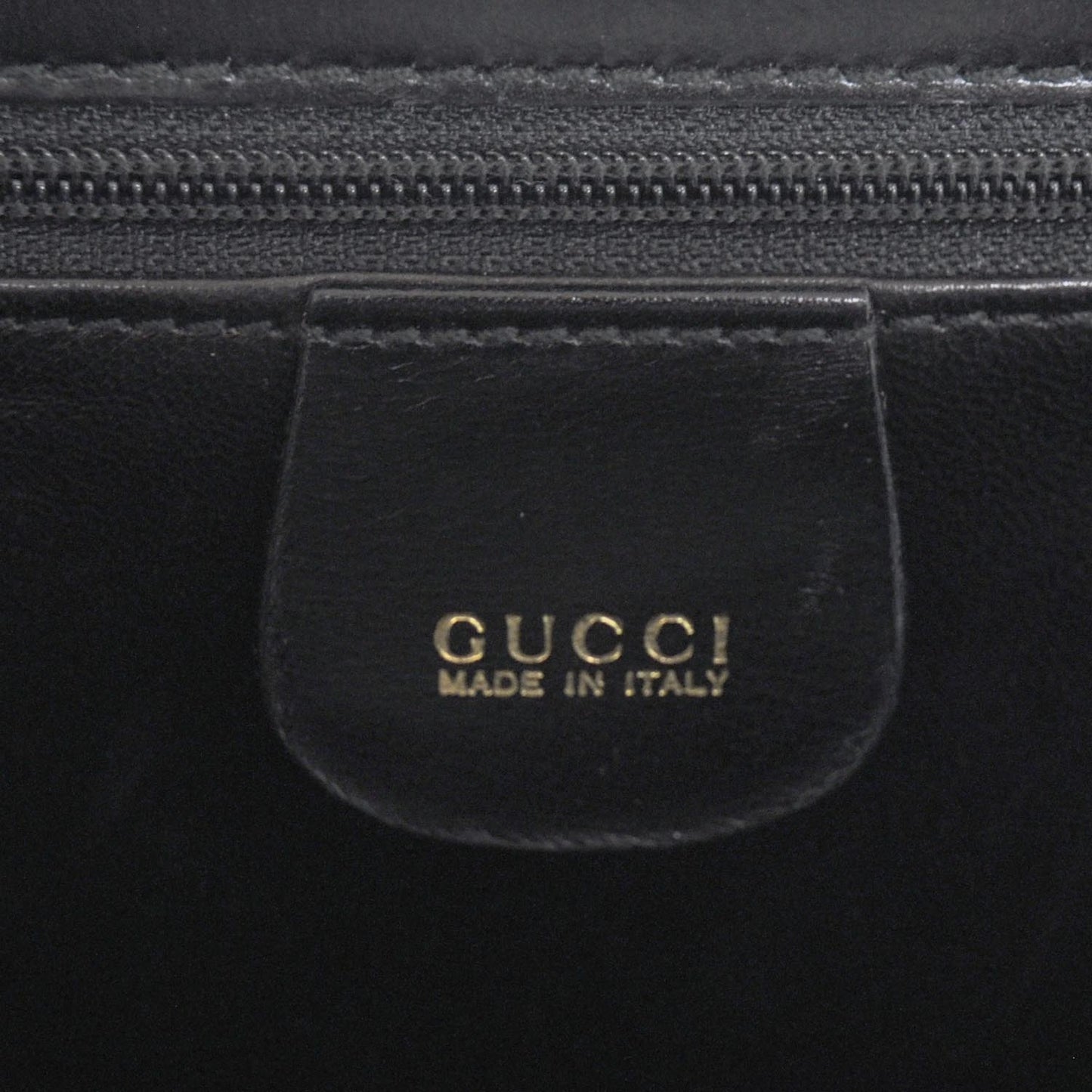 Crocodile Frame Bag Black