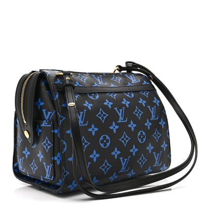 Louis Vuitton Colored Monogram Speedy Amazon PM Blue Black 3 of 10