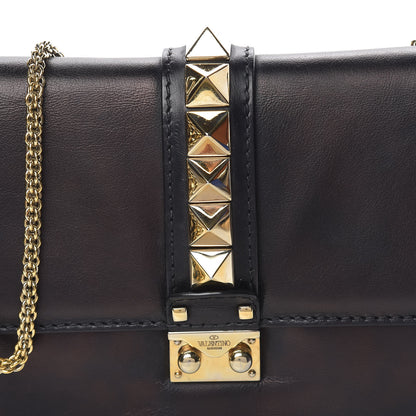 Valentino Garavani Vitello Medium Glam Lock Rockstud Flap Black 19 of 19