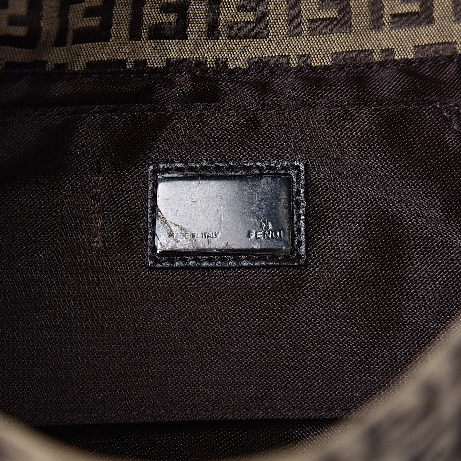 Fendi Zucchino Baguette Tobacco 6 of 9