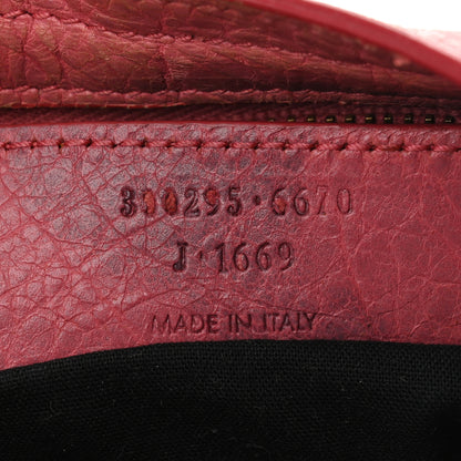 Balenciaga Agneau Classic Hardware Mini City Rose Bombon Raspberry 7 of 18