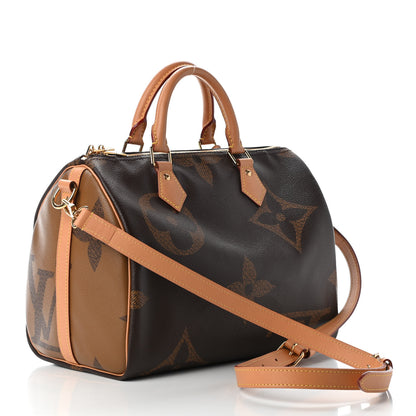 Louis Vuitton Reverse Monogram Giant Speedy Bandouliere 30 3 of 9