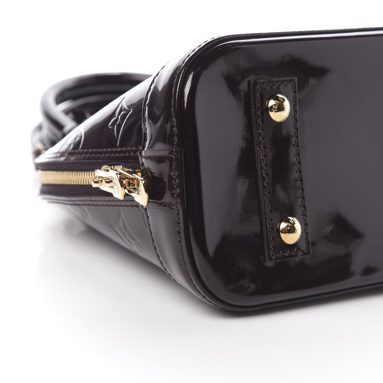 Louis Vuitton Vernis Alma BB Amarante 8 of 12