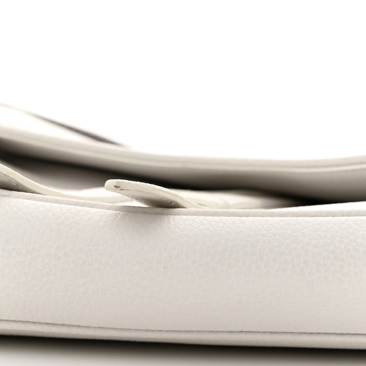 Grained Calfskin Mens Saddle Bag Latte