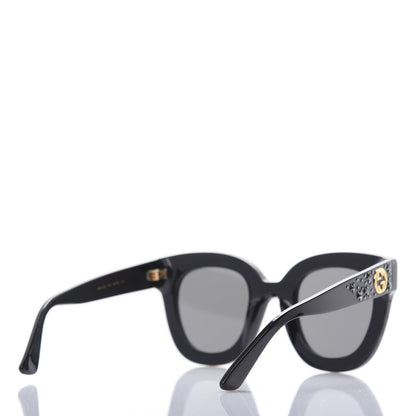 Gucci Acetate Stars Cat Eye Sunglasses GG0116S Black 4 of 8