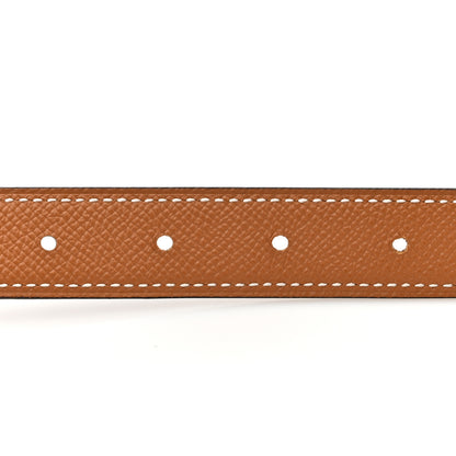 Hermes Swift Epsom 24mm Mini Constance H Belt 85 34 Black Gold 7 of 7