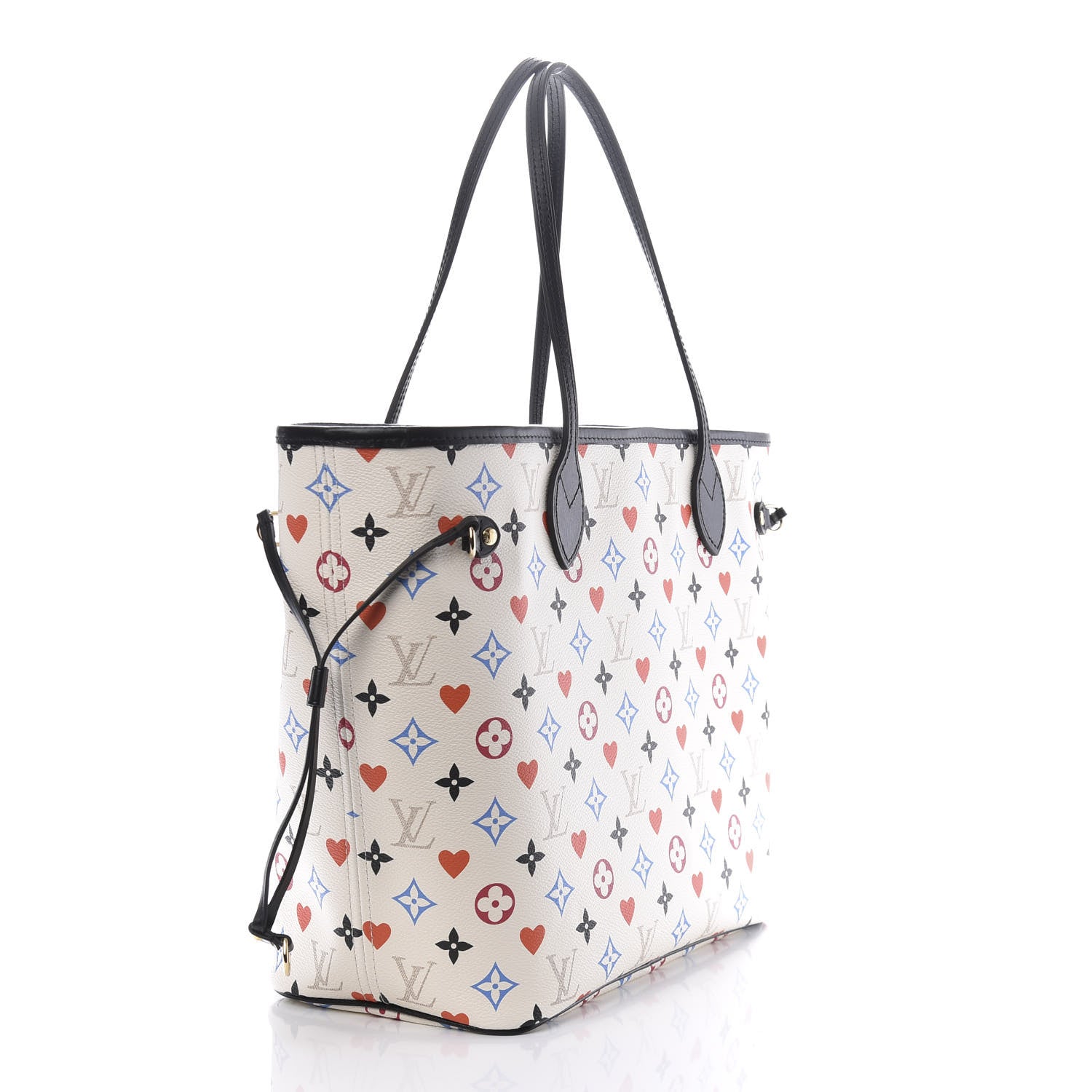 Louis Vuitton Game On Neverfull MM White 3 of 10