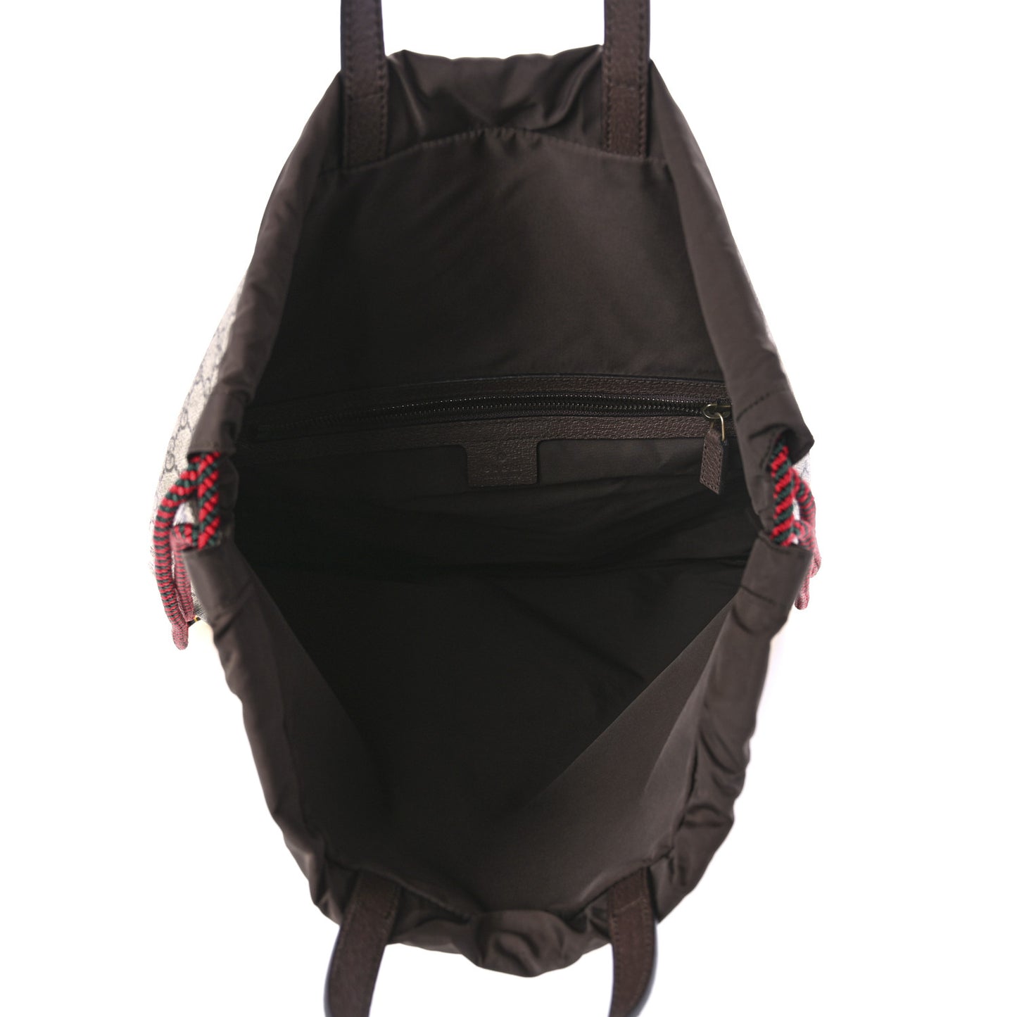 GG Supreme Monogram Neo Vintage Drawstring Backpack Beige New Acero Crop