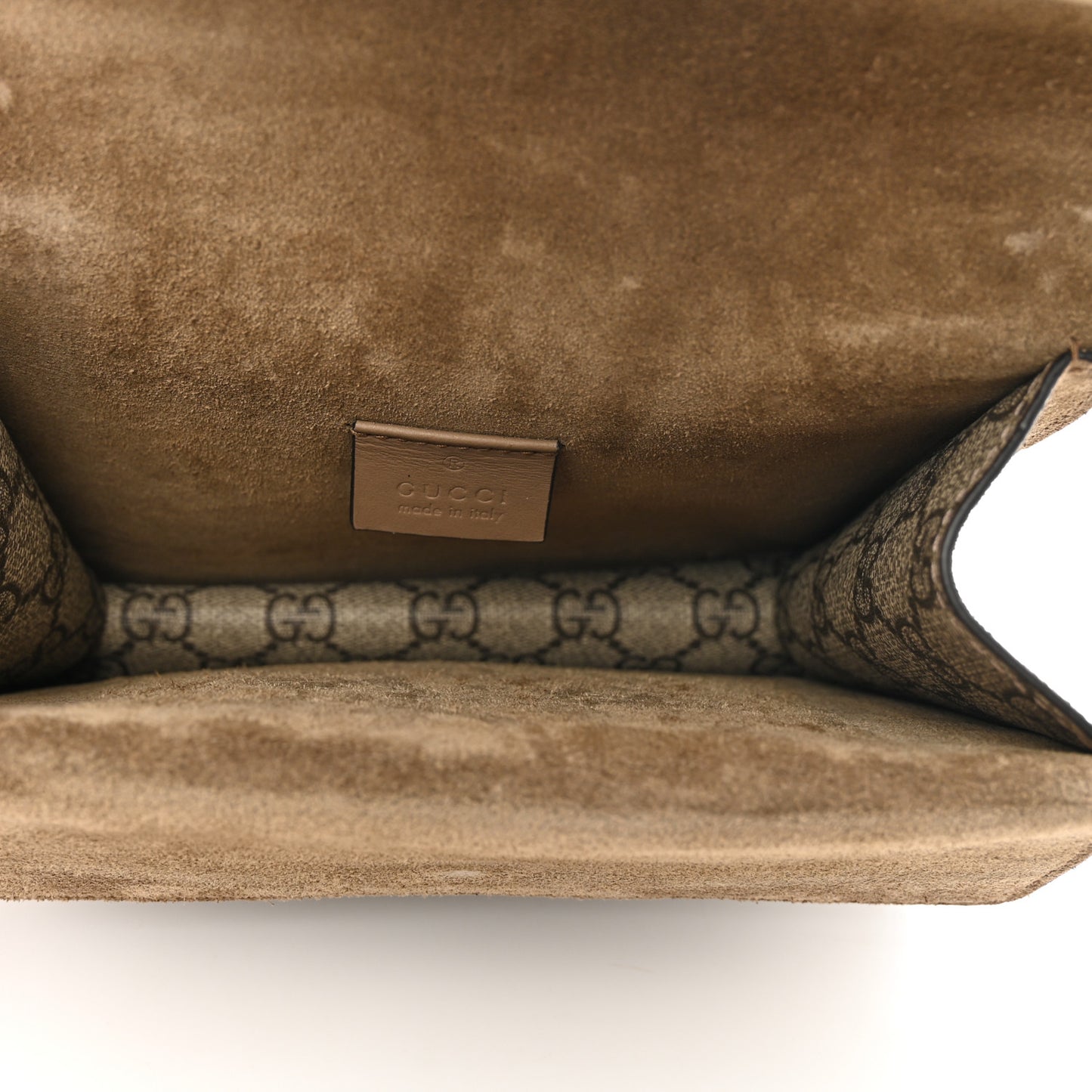GG Supreme Monogram Mini Dionysus Shoulder Bag Taupe