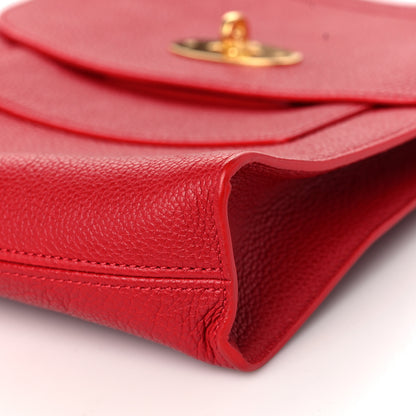 Mulberry Natural Grain Calfskin Antony Messenger Crossbody Red 7 of 7