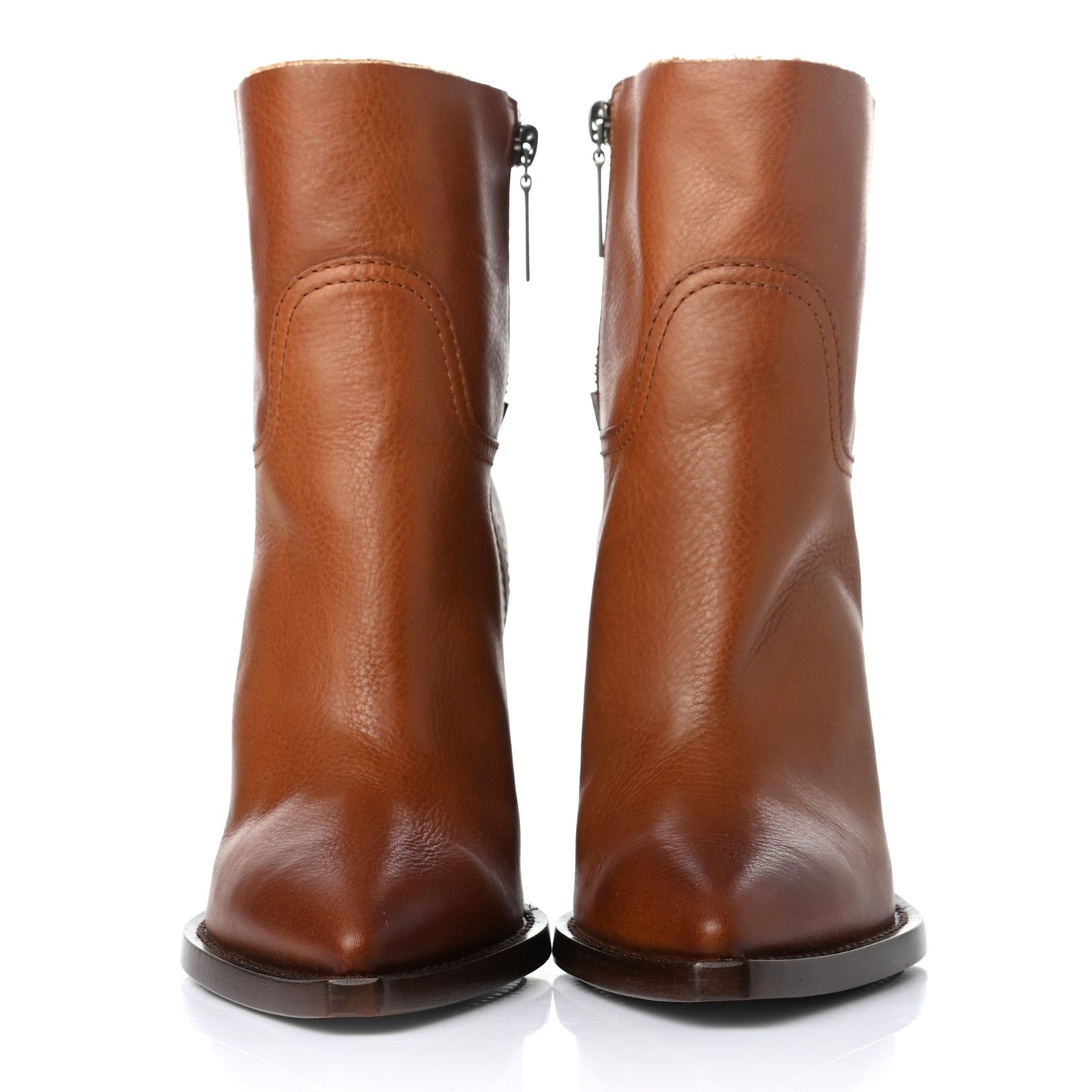 Calfskin Theo 95 Zip Boot 37 Cuoio