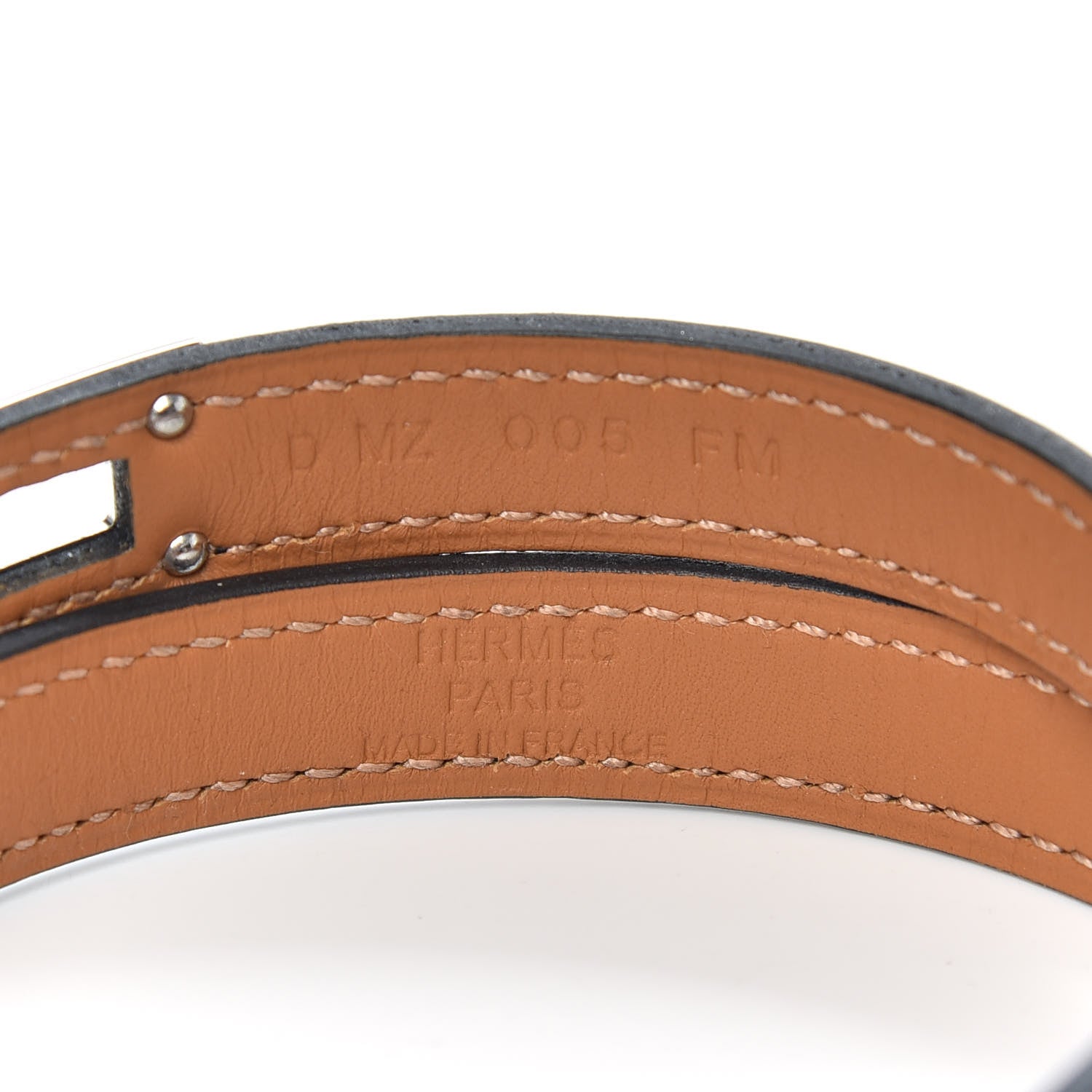 Hermes Box Kelly Double Tour Bracelet T3 Black 5 of 6