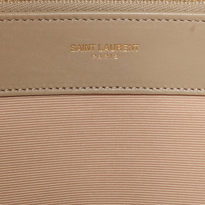 Saint Laurent Matelasse Chevron Monogramme Shopper Beige 5 of 10