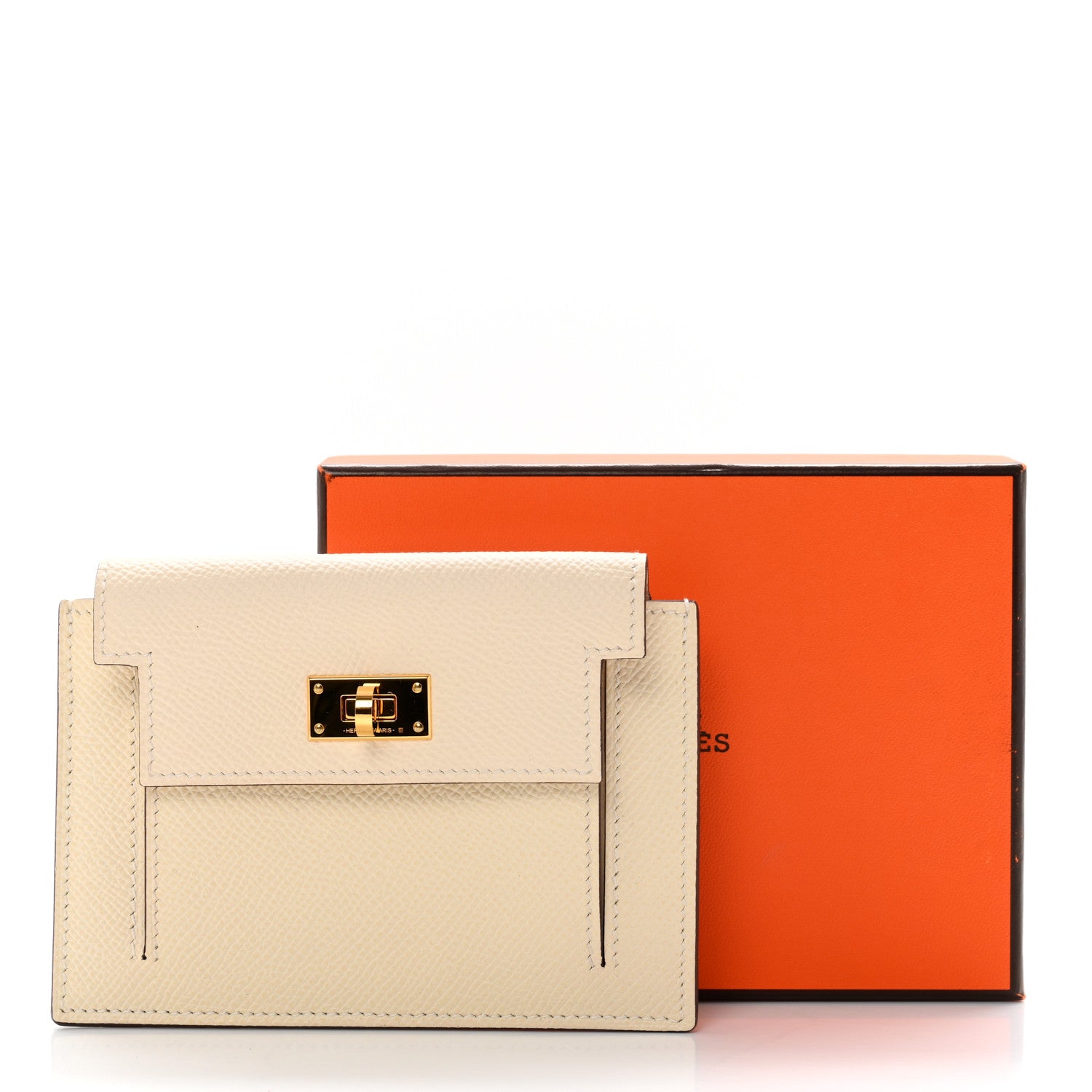 Hermes Epsom Kelly Pocket Compact Wallet Nata 7 of 7