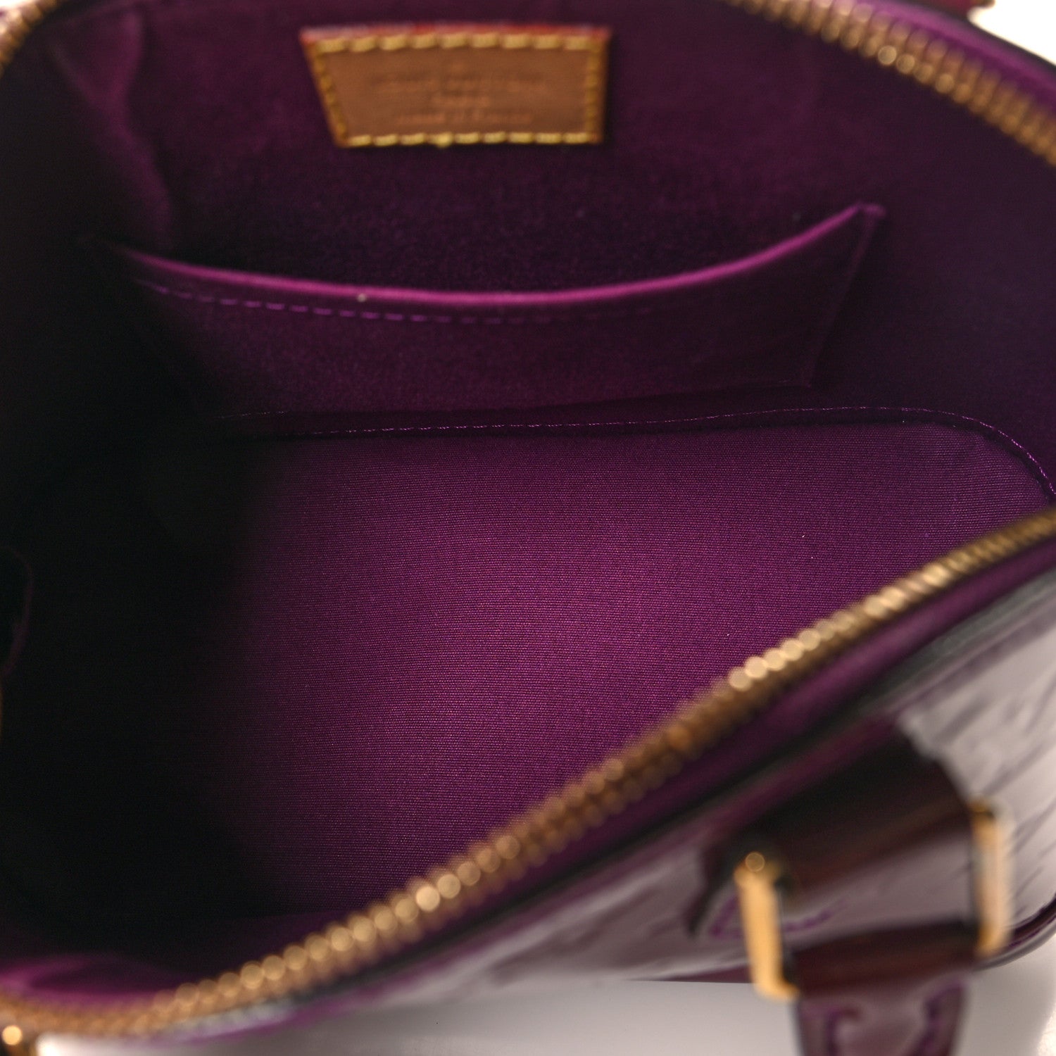 Louis Vuitton Vernis Alma BB Amethyste 5 of 9