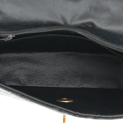 Chanel Satin Quilted Mini Square Flap Black 5 of 10