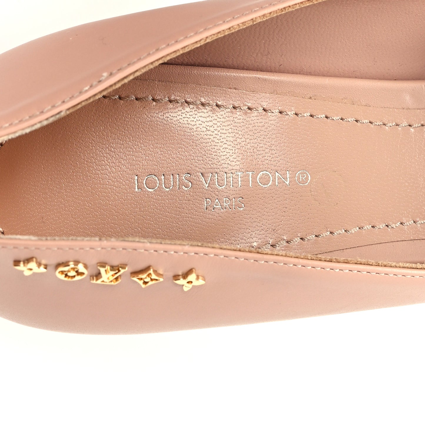 Calfskin Signature Pumps 37.5 Nude Pink