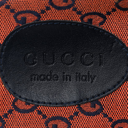 Gucci Monogram Multicolor Mens Criss Cross Slide Sandals 7 Light Blue Blue Pink Tabasco 11 of 12